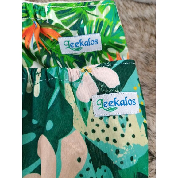 Reusable Waterproof Cloth Diapers With Tropical Print By Leekalos  Adjustable Sn - Picture 4 of 6